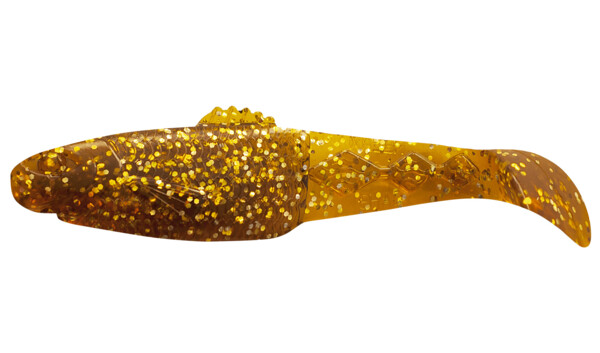 001407220 Diamond-Shad 2,5" (ca. 7,0 cm) rootbeer gold-glitter