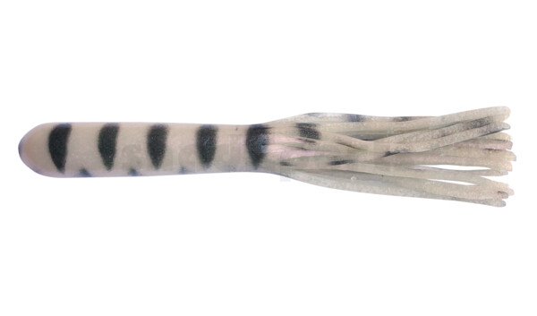001613006A Magnum Tube 5" (ca. 12,5 cm) pearl / black stripes