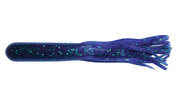 001613165 Magnum Tube 5" (ca. 12,5 cm) clear purple electric blue glitter