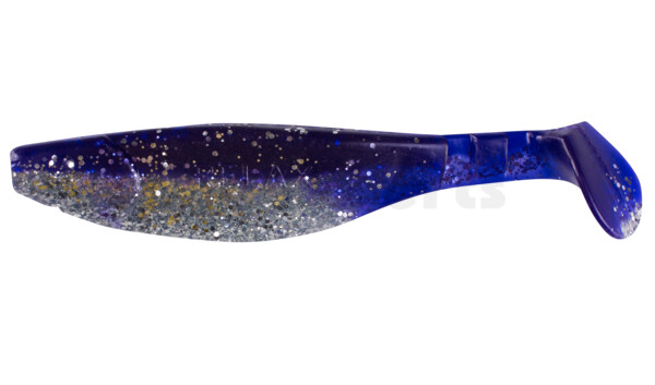 000214B308 Kopyto-River 5" (ca. 13,0 cm) klar silber Glitter / purpur Glitter