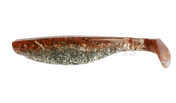 000214B083 Kopyto-River 5" (ca. 13,0 cm) klar silber Glitter / braun-Glitter