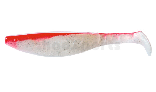 000216033 Kopyto-River 6" (ca. 16,0 cm) pearlwhite-glitter / red