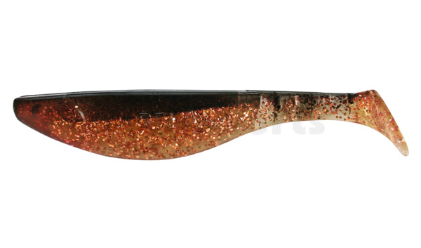 000216078C Kopyto-River 6" (ca. 16,0 cm) clear copper-glitter