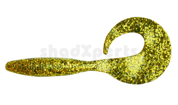 000611101 Super Grub 5" (ca. 11,5 cm) gold-glitter