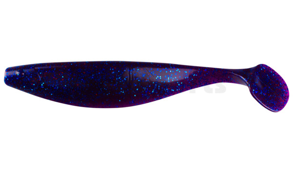 000423110 Xtra-Soft 9" (ca. 23,0 cm) clear-purple-electric-blue-glitter