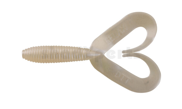 000607DT-004 Twister 3" Doubletail regulär (ca. 7,0 cm) pearlwhite