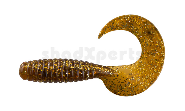 000613101 Xtra Fat Grub 5,5" regular (ca. 13,0 cm) rootbeer glitter