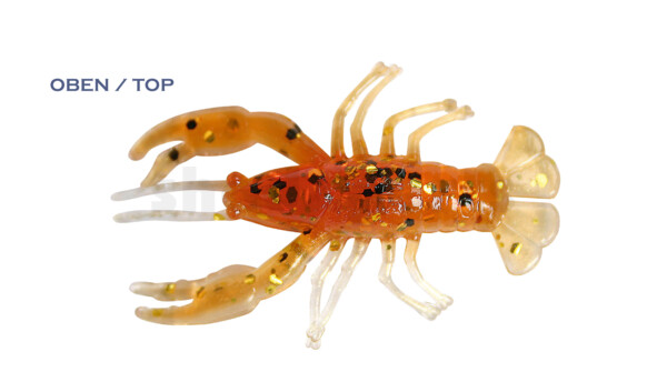 002304CF-11 Baby Crawfish 1" (4,5cm) goldpearl-motoroil-glitter