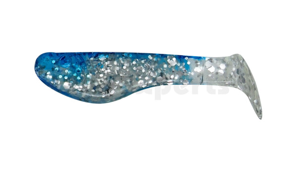 000235085 Kopyto-Classic 1" (ca. 3,5 cm) clear silver-Glitter / blue