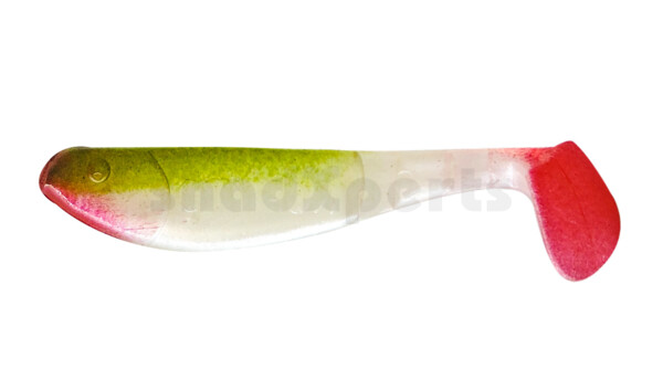 000207148 Kopyto-Classic 2,5" (ca.7,0 cm) pearlwhite / boddengreen(green watermelon)