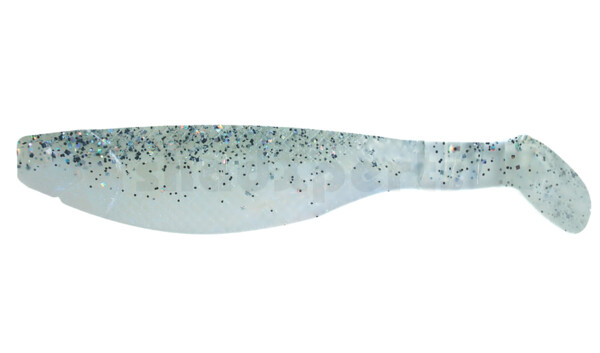 000212B031 Kopyto-River 4" (ca. 11,0 cm) blauperl / klar salt´n pepper Glitter
