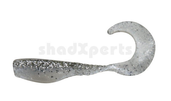 004405008 Curly Tail Crappie Minnow 2"  (ca. 5 cm) Silver Glitter/Pearl