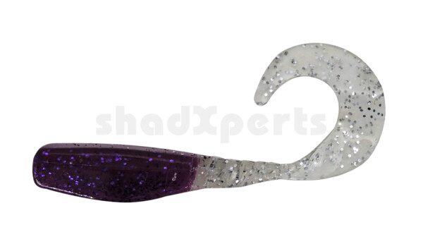 004405022 Curly Tail Crappie Minnow 2"  (ca. 5 cm) Purple Haze