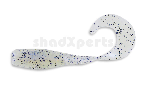 004405003 Curly Tail Crappie Minnow 2"  (ca. 5 cm) Blue Pearl Pepper