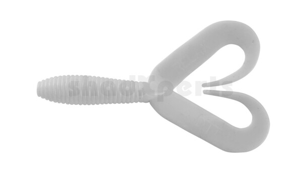000607DT-001 Twister 3" Doubletail regulär (ca. 7,0 cm) white
