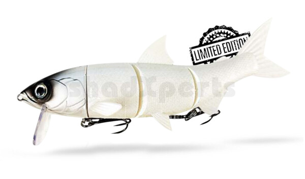 HYRO18PUW RenkyOne - Hybrid Fishing Lure 7" (ca. 18 cm) slow sinking Pure White