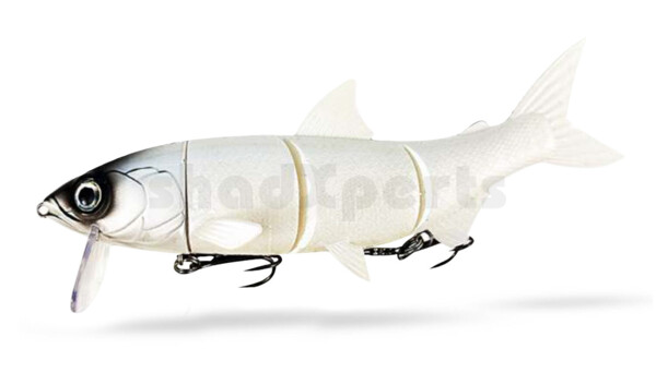 HYRO25PUW RenkyOne - Hybrid Fishing Lure 10" (ca. 25 cm) slow sinking Pure White