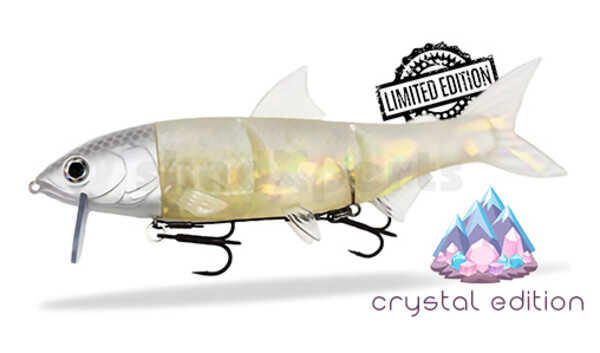 HYRO25DCR RenkyOne - Hybrid Fishing Lure 10" (ca. 25 cm) slow sinking Diamond Crystal