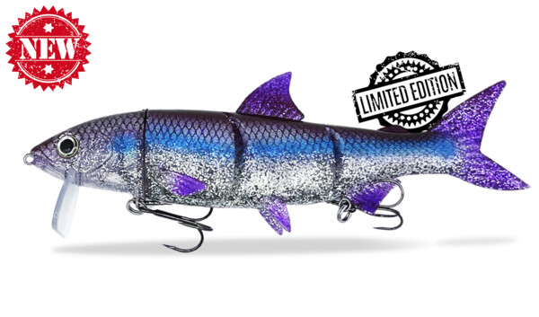 HYRO25PLP RenkyOne - Hybrid Fishing Lure 10" (ca. 25 cm) slow sinking Purple Lady Pearl