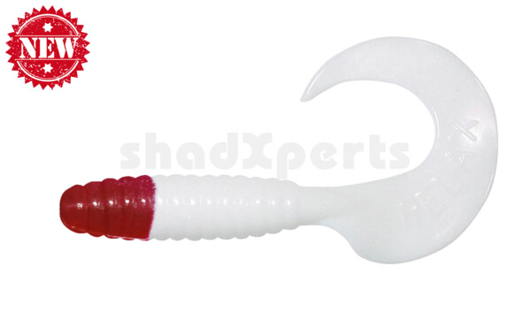 000608001RPH Twister 4" regulär (ca. 8,0 cm) white / red head