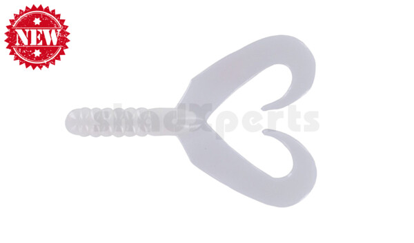 005307001 Twin Tail Grub 3" (7,5 cm) White