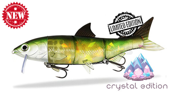 HYRO25FCR RenkyOne - Hybrid Fishing Lure 10" (ca. 25 cm) slow sinking Forrest Crystal