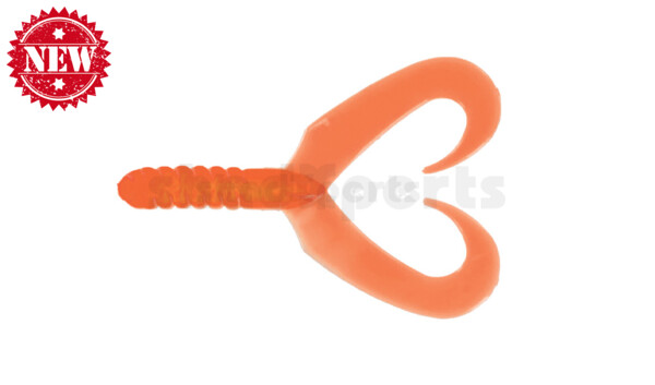 005307403 BBB Double Tail 3" (7,5 cm) orange / fluogelb