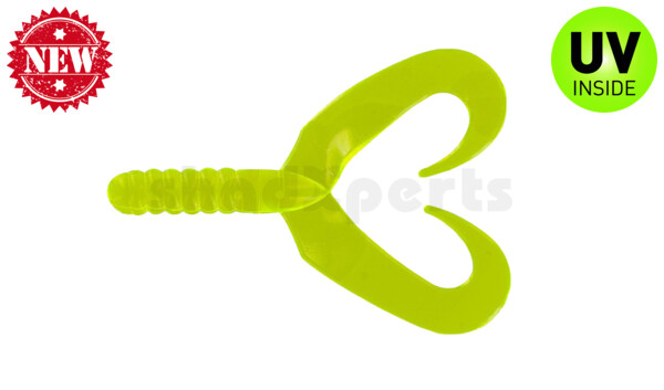 005307011 BBB Double Tail 3" (7,5 cm) Chartreuse