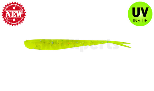 005107B034 Oklahoma 2,75" (ca. 7,5 cm) silk / neon chartreuse glitter