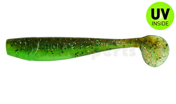 002014B140 King-Shad 5" (ca. 14,0cm) lime  / watermelon gold and black flake