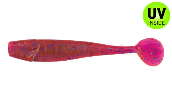 002011175 King-Shad 4" (ca. 11,0 cm) crawfish-violett-electric blue-Glitter