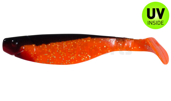 000214074 Kopyto-River 5" (ca. 13,0 cm) orange-Glitter / schwarz