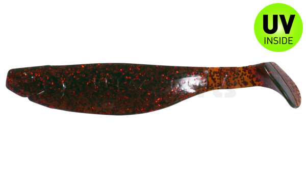000214298 Kopyto-River 5" (ca. 13,0 cm) motoroil red glitter