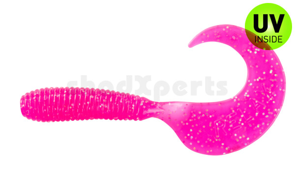000606042 Twister 2,5" regulär (ca. 6,0 cm) hot pink glitter