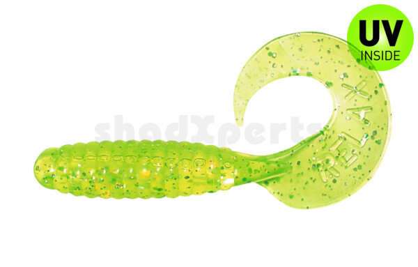 000608018 Twister 4" regulär (ca. 8,0 cm) grün(chartreuse) glitter