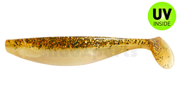 000416B023 Xtra-Soft 6" (ca. 16,0 cm) goldpearl/motoroil glitter