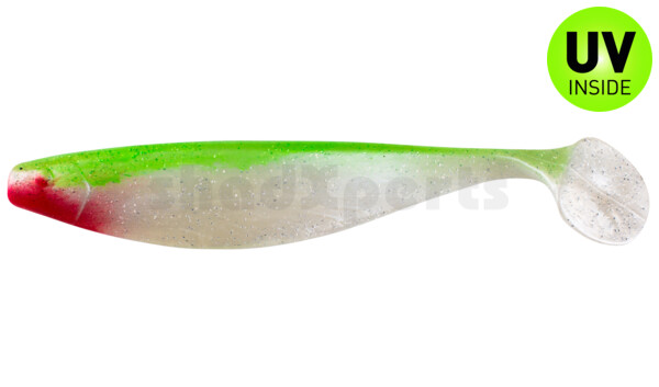 000423034 Xtra-Soft 9" (ca. 23,0 cm) perlweiss-Glitter / grün