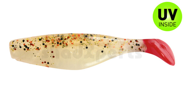 000408B001RT Shad 3" (ca. 8,0 cm) goldpearl / desert-sand / red tail