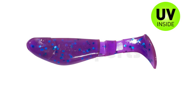 000205175 Kopyto-Classic 2" (ca. 5,0 cm) crawfish-violett-electric blue-Glitter