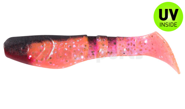 000208331 Kopyto-Classic 3" (ca. 8,0 cm) hot pink-Glitter Perleffekt / schwarz