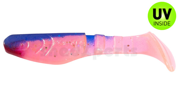 000208332 Kopyto-Classic 3" (ca. 8,0 cm) hot pink-Glitter Perleffekt / blau