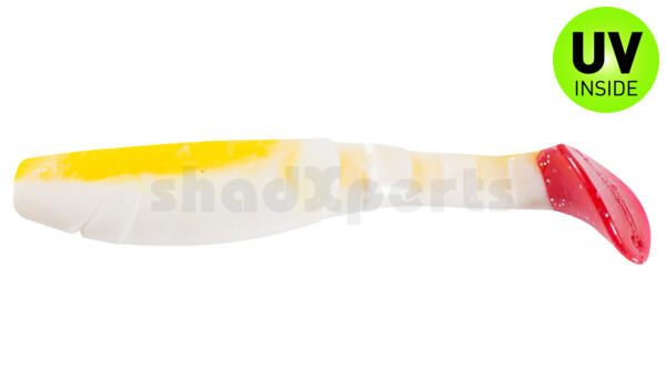 000211B007RT Kopyto-Classic 4" (ca. 11,0 cm) white / yellow / red tail