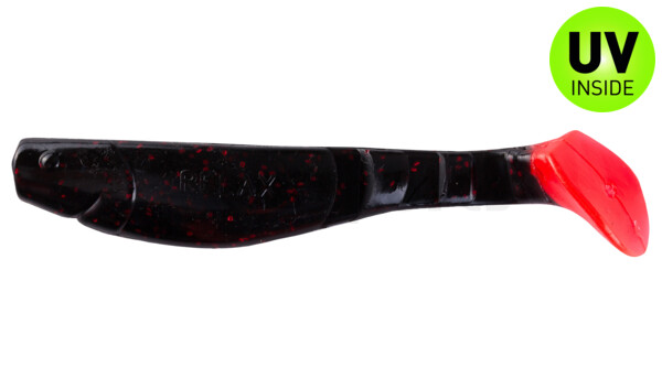 000211204RT Kopyto-Classic 4" (ca. 11,0 cm) black-red-glitter / red tail