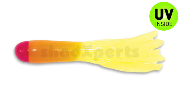 001605017 Crappie Tube 1.75" (ca. 4,5 cm) Red/Yellow/Chartreuse