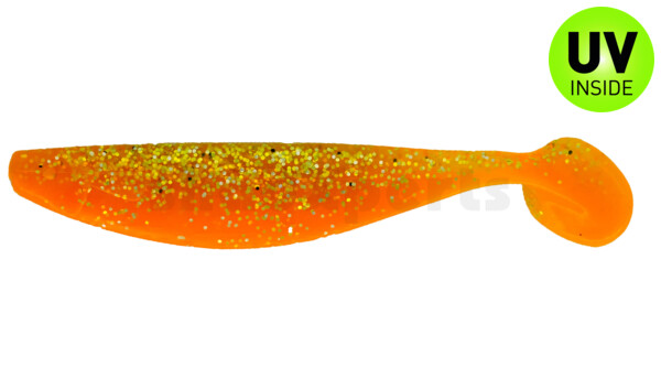 000416475 Xtra-Soft 6" (ca. 16,0 cm) orange / chartreuse glitter