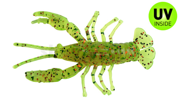 002306CF-02 Baby Crawfish 2" (6,5cm) green-pepper-glitter