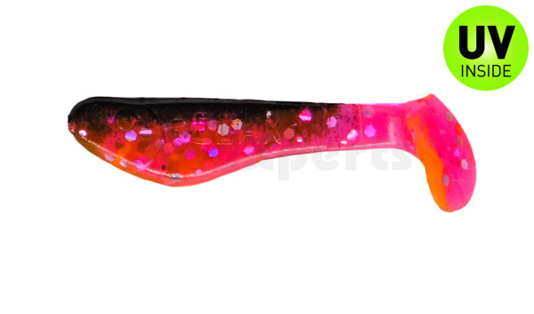 000235156 Kopyto-Classic 1" (ca. 3,5 cm) hot pink-Glitter / schwarz