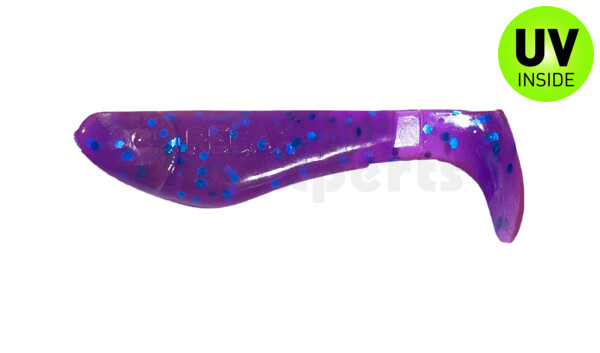 000235175 Kopyto-Classic 1" (ca. 3,5 cm) crawfish-violet-electric blue-Glitter