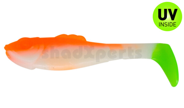 003308B199LT Super Shad 3" (ca. 8 cm) white / orange / lime tail