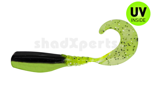 004405004 Curly Tail Crappie Minnow 2"  (ca. 5 cm) Chartreuse Shad